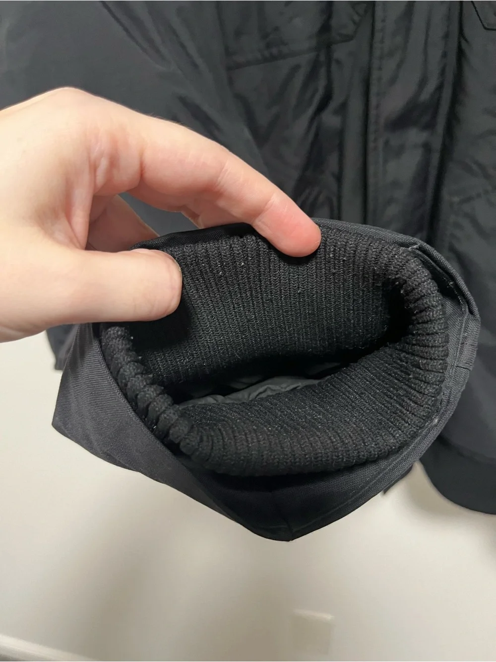 The North Face Gotham Jacket III 550 Down Fill Puffer Jacket Fur Trim Black XL